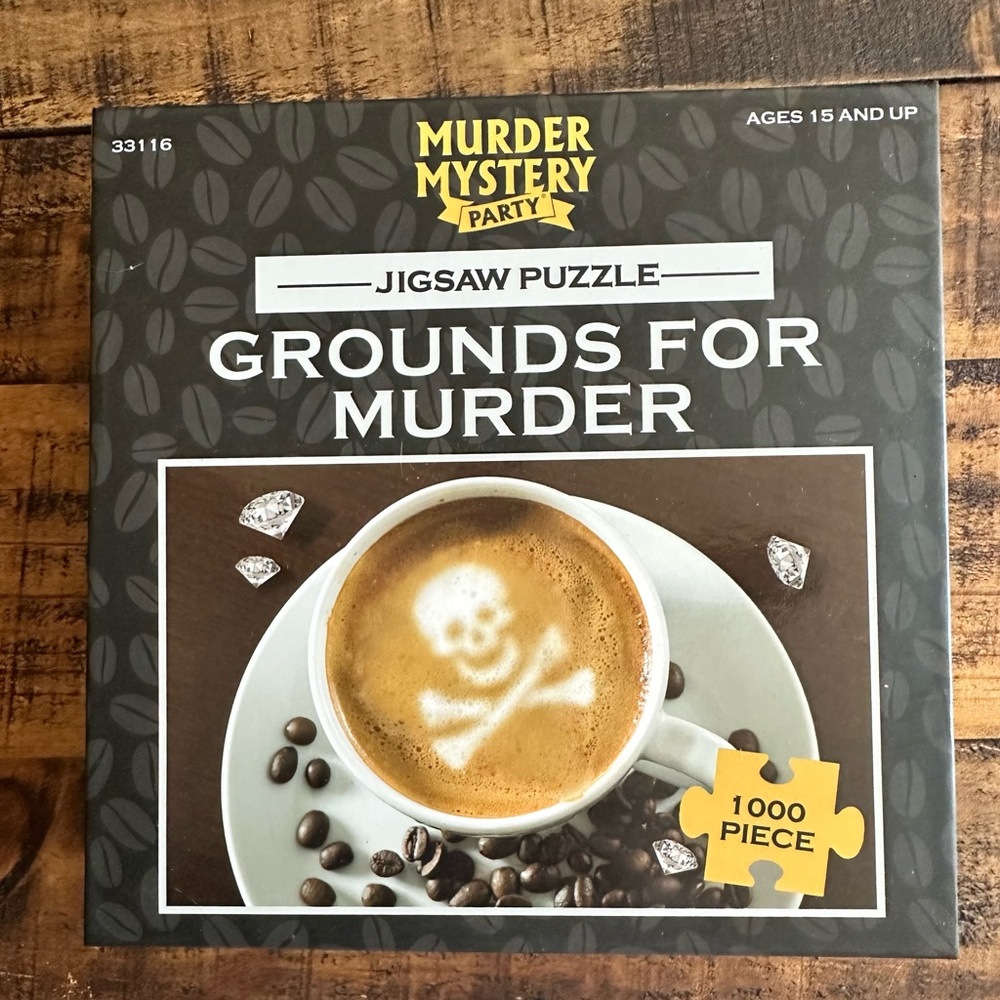 Jigsaw Puzzle - Grounds for Murder - 1000 Piece